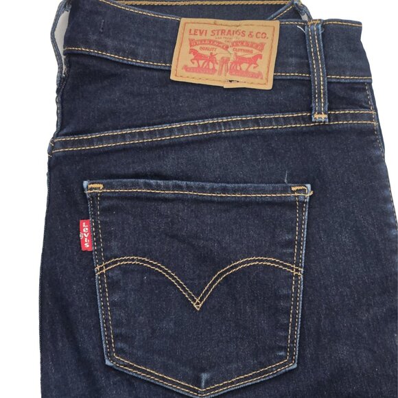 LEVI'S 314 Shaping Straight Dark Wash 26 x 32 - Picture 1 of 9